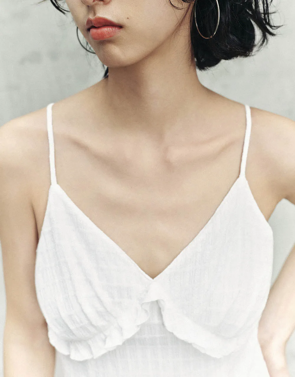 V-Neck A-Line Cami Dress sold by Urban Revivo product image thumbnail 4