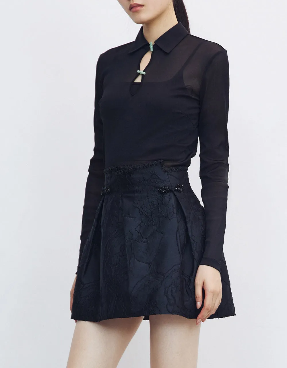 Cut Out Long Sleeve T-Shirt sold by Urban Revivo product image thumbnail 5