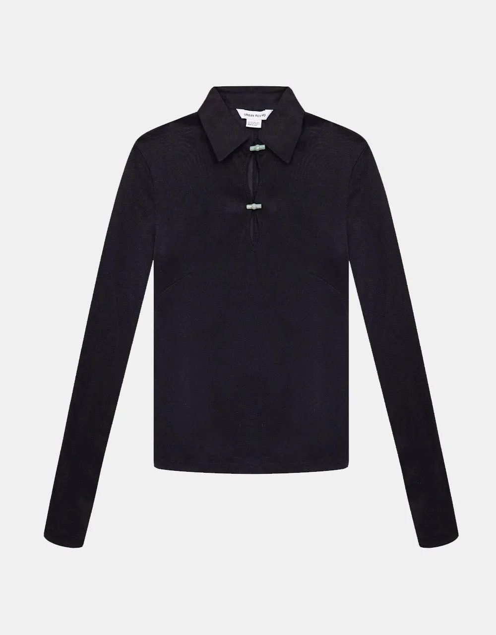 Cut Out Long Sleeve T-Shirt sold by Urban Revivo