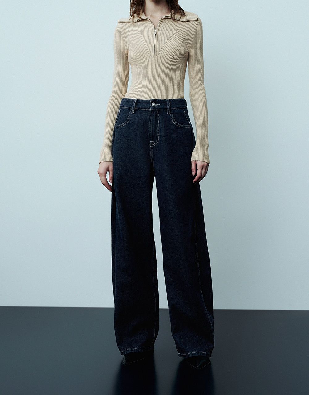 Wide-Leg Jeans sold by Urban Revivo product image thumbnail 2