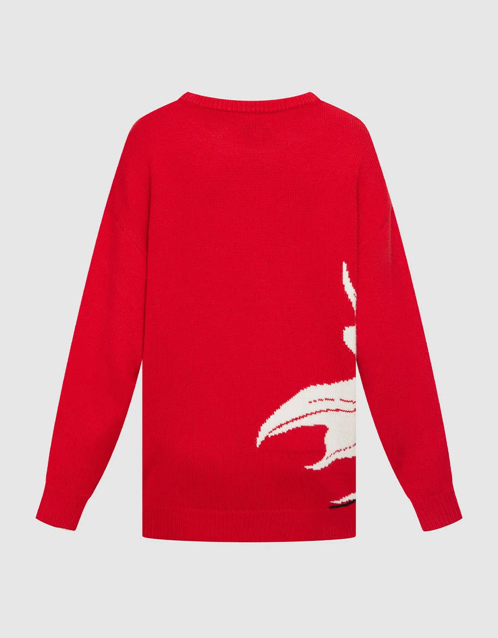 Crew Neck Holiday Sweater sold by Urban Revivo product image thumbnail 4