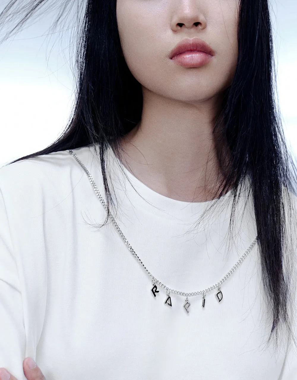 Necklace Decor Crew Neck Loose T-Shirt sold by Urban Revivo product image thumbnail 4