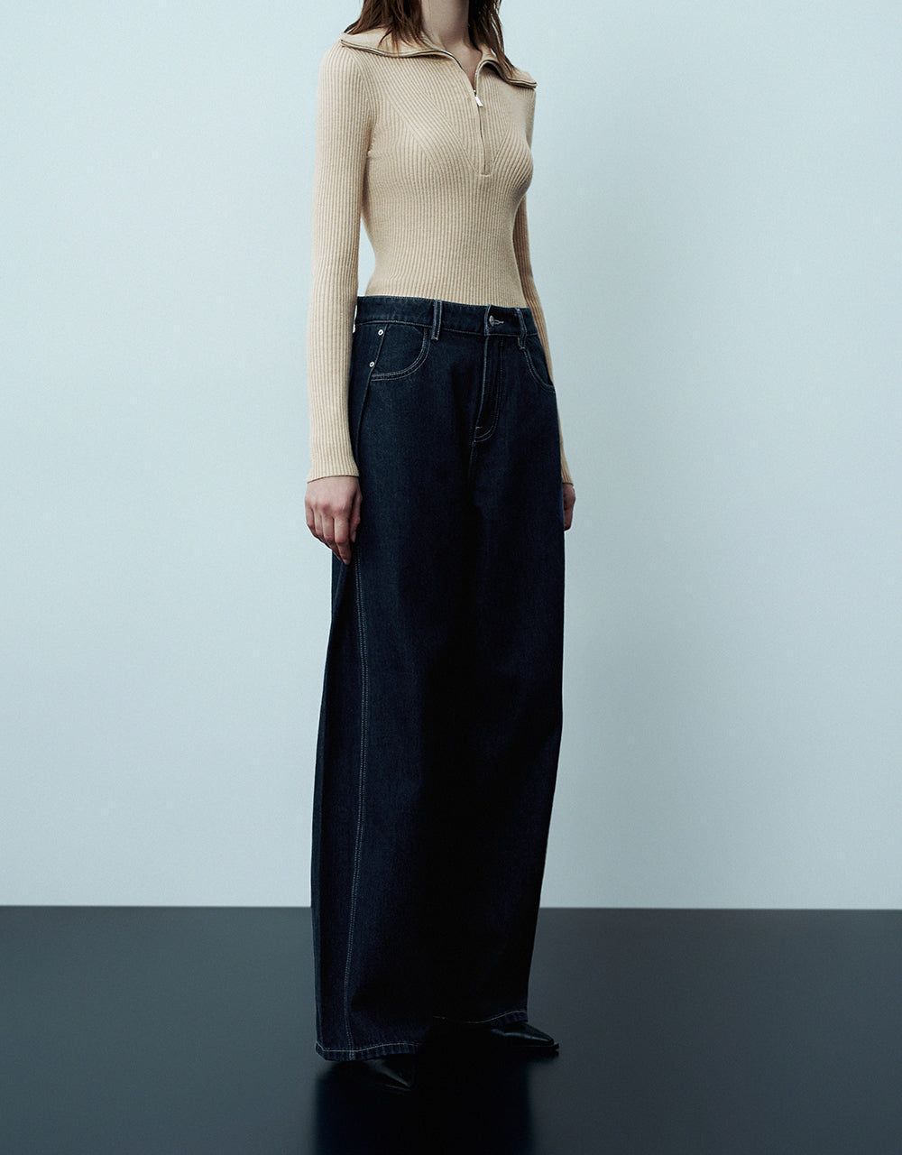 Wide-Leg Jeans sold by Urban Revivo product image thumbnail 4