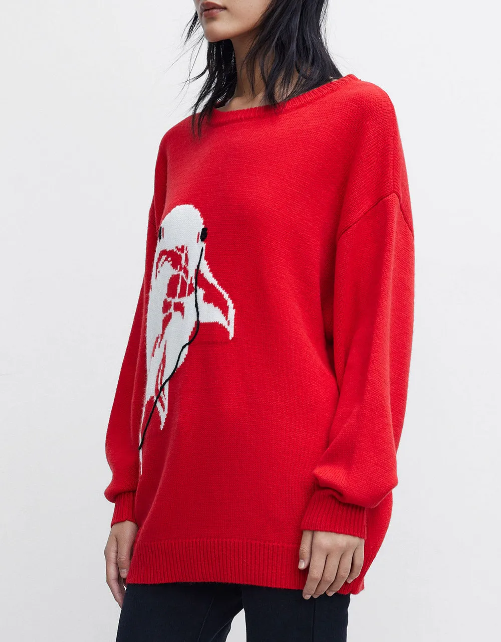 Crew Neck Holiday Sweater sold by Urban Revivo product image thumbnail 5