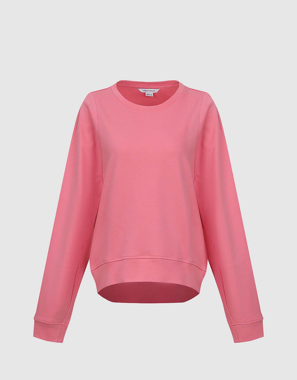 Crew Neck Straight T-Shirt sold by Urban Revivo product image thumbnail 2