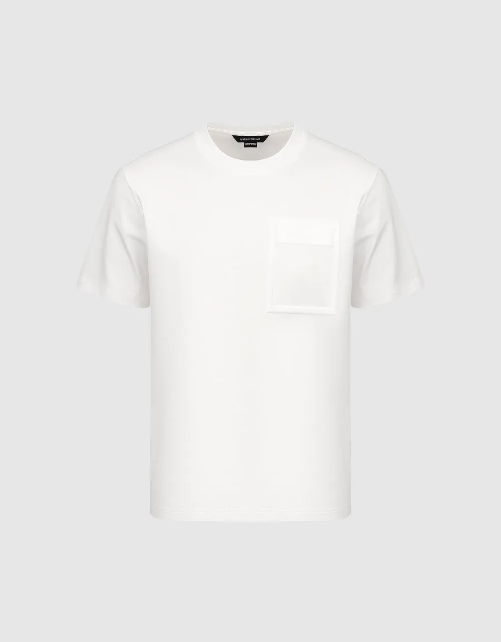 Straight Crew Neck T-Shirt sold by Urban Revivo product image thumbnail 2
