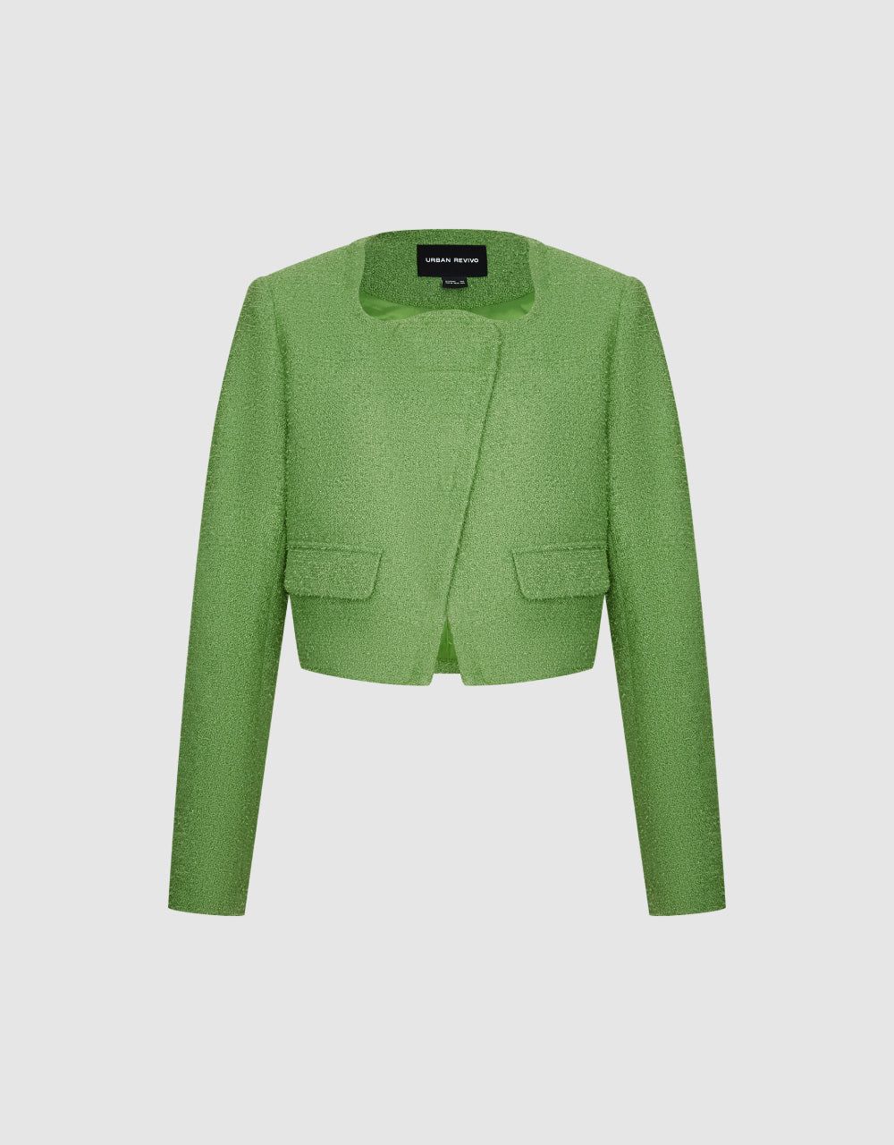 Tweed Jacket With Tailored Collar sold by Urban Revivo product image thumbnail 2