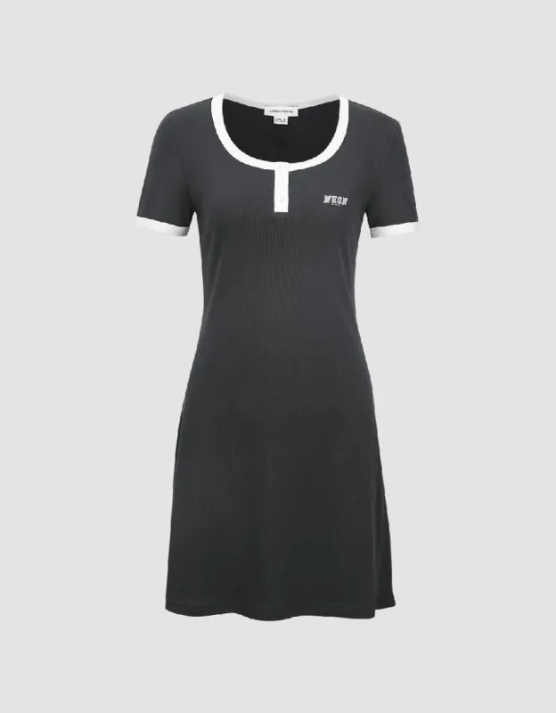 U Neck Knitted Skinny Dress sold by Urban Revivo