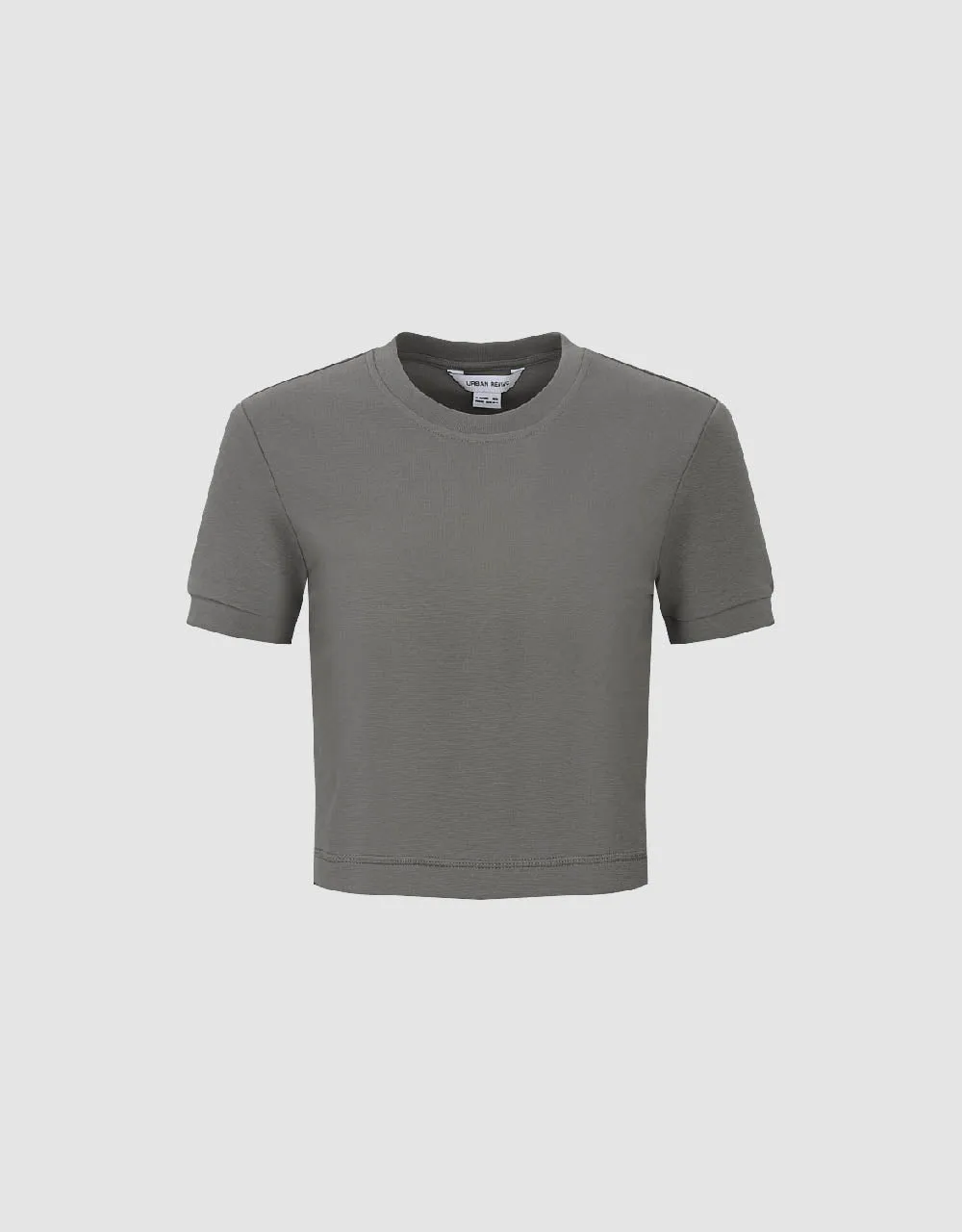 Basic Crew Neck Skinny T-Shirt sold by Urban Revivo product image thumbnail 2