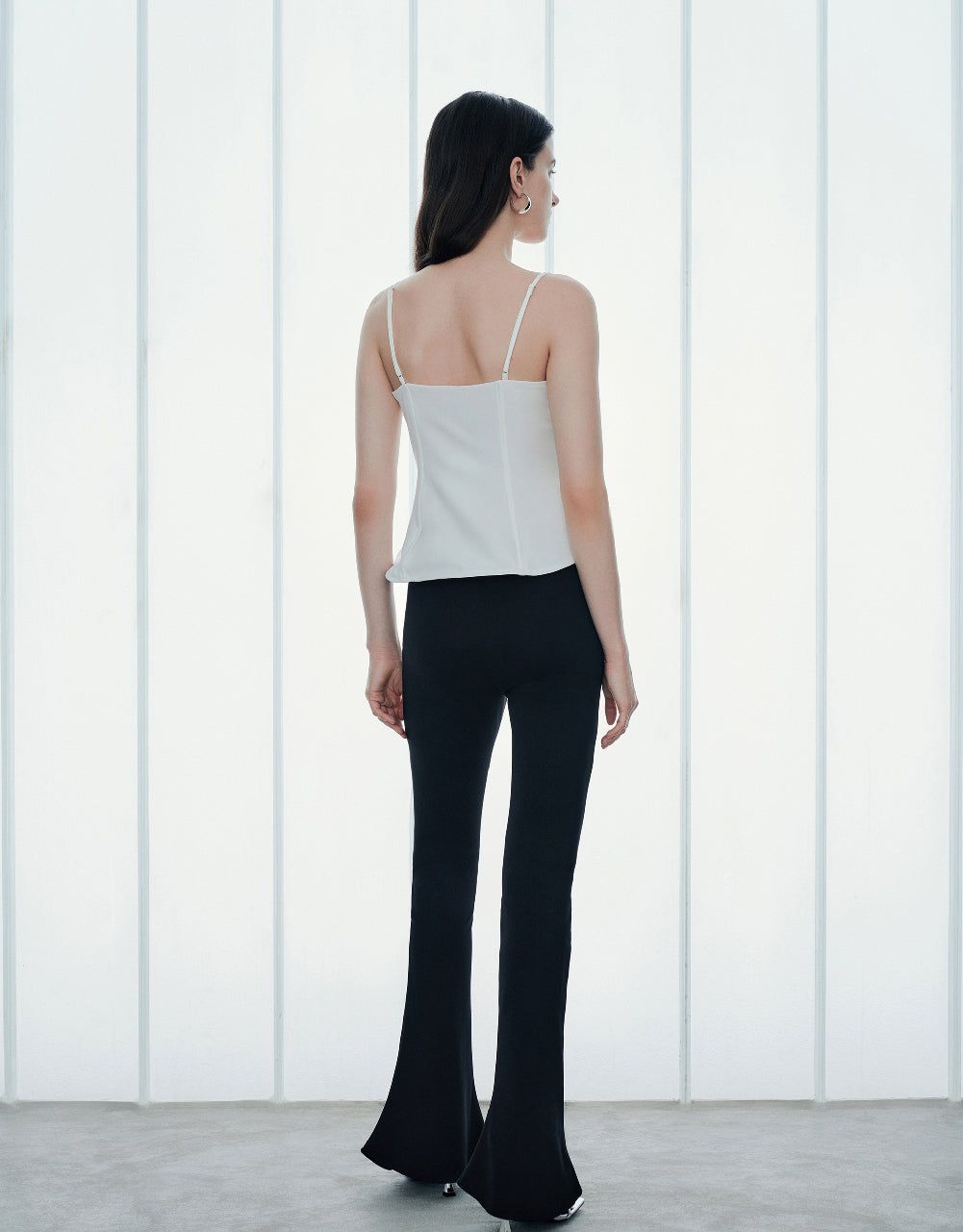 Flare Hem Off-Shoulder Cami Top sold by Urban Revivo product image thumbnail 4