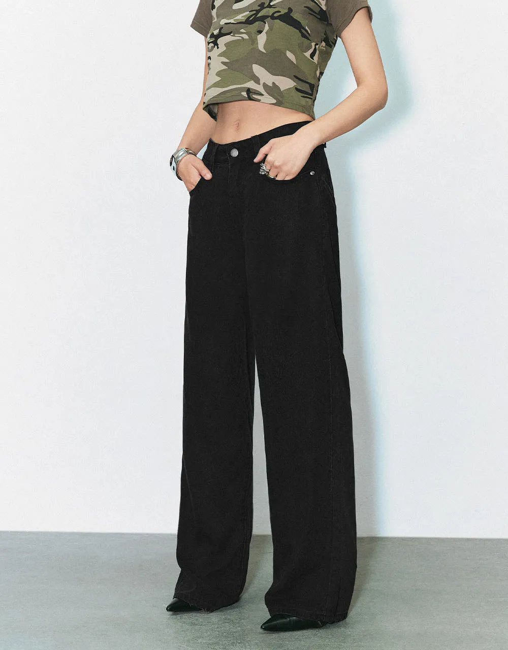Wide-Leg Jeans sold by Urban Revivo product image thumbnail 4