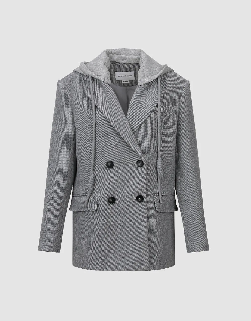 2 In 1 Hooded Blazer Coat sold by Urban Revivo product image thumbnail 2