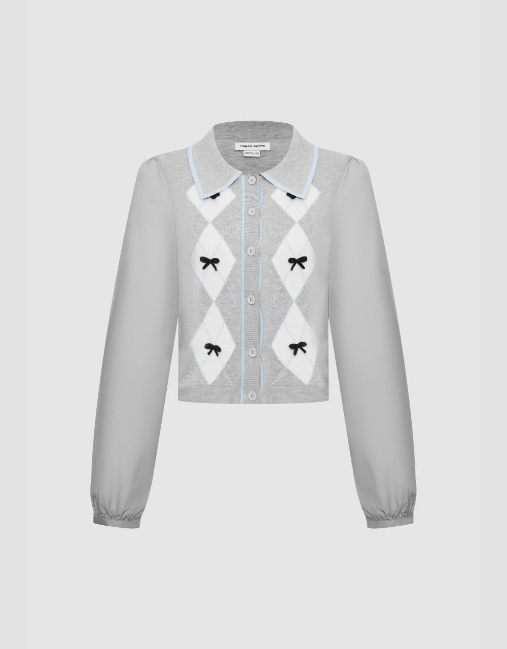 Bow Tie Detail Knitted Cardigan sold by Urban Revivo product image thumbnail 5