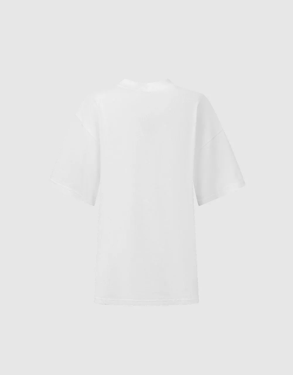 Dog Printed Crew Neck Loose T-Shirt sold by Urban Revivo product image thumbnail 5