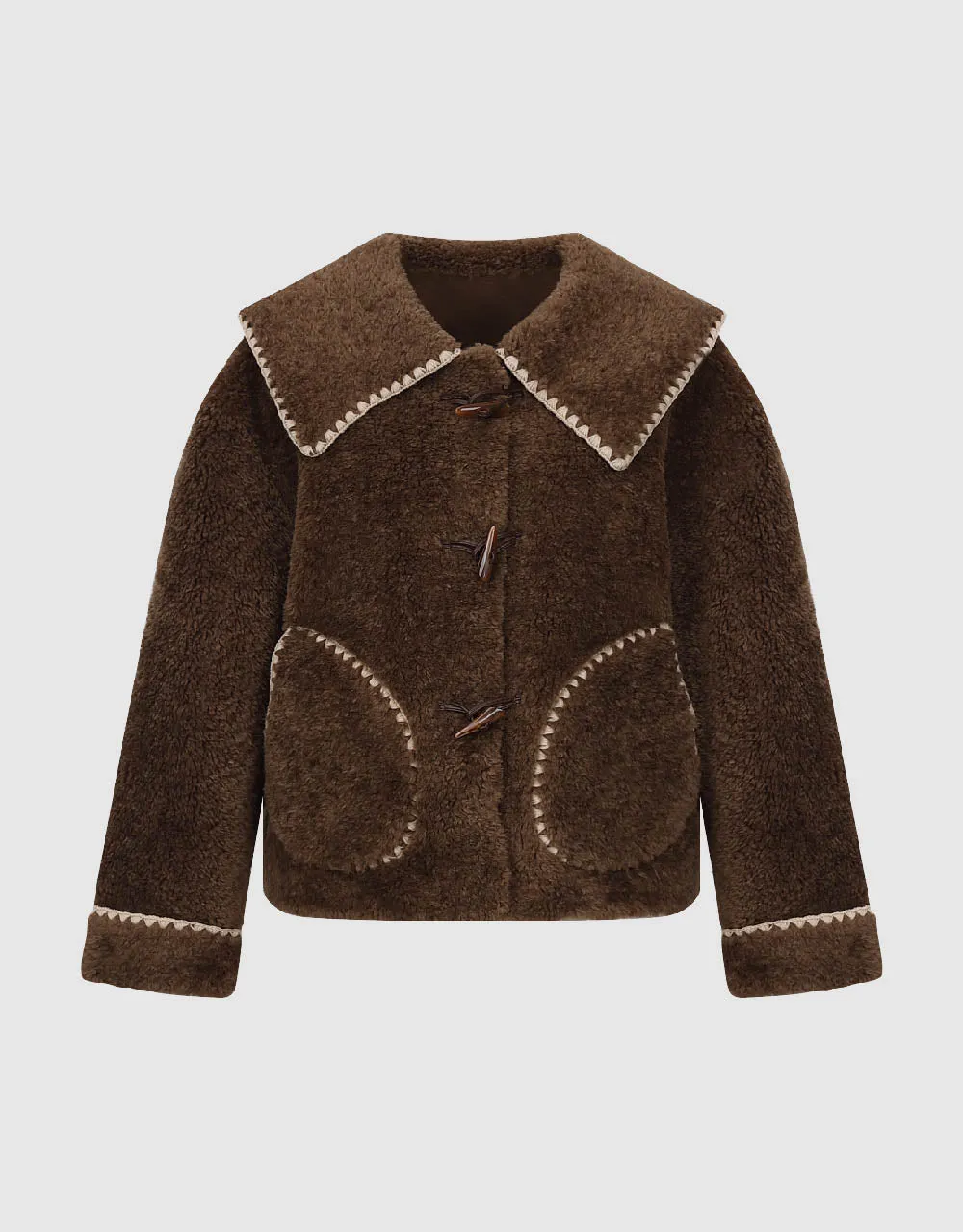 Furry Straight Jacket sold by Urban Revivo product image thumbnail 5