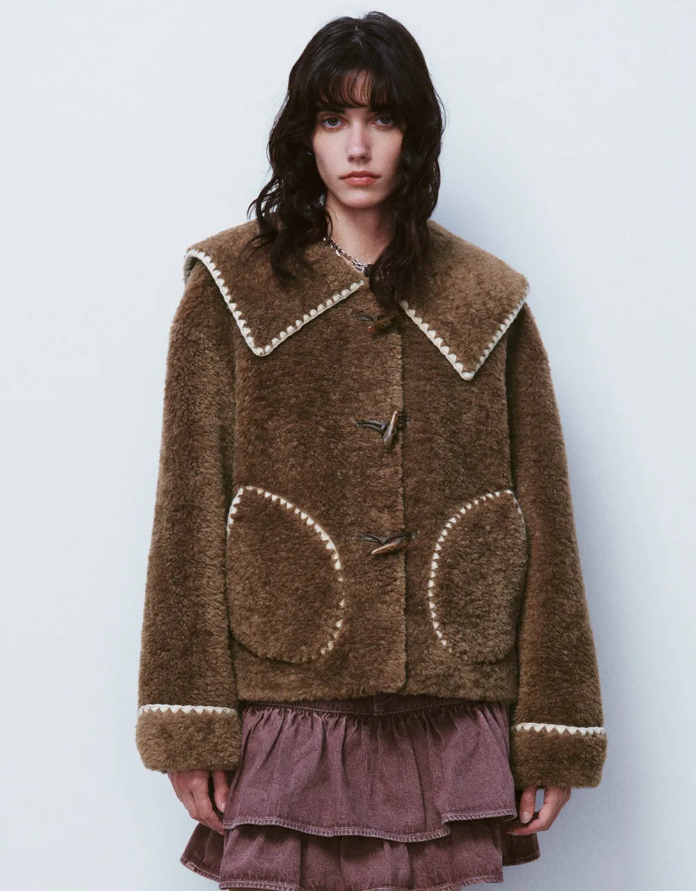 Furry Straight Jacket sold by Urban Revivo