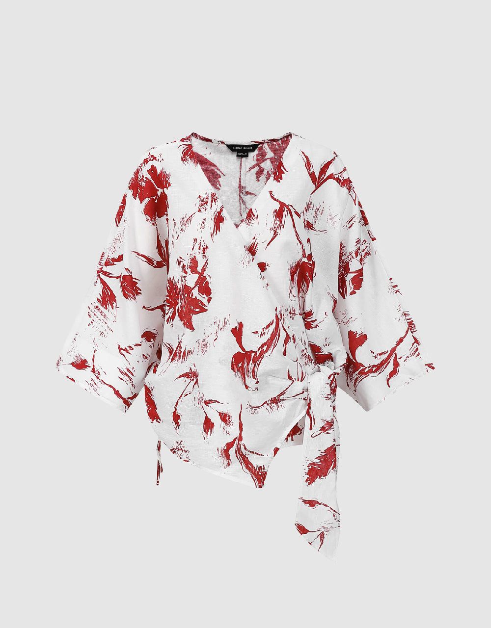 Wrap Printed Dolman Sleeve Jacket sold by Urban Revivo product image thumbnail 2