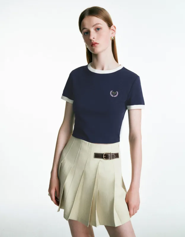 Crew Neck A-Line T-Shirt sold by Urban Revivo