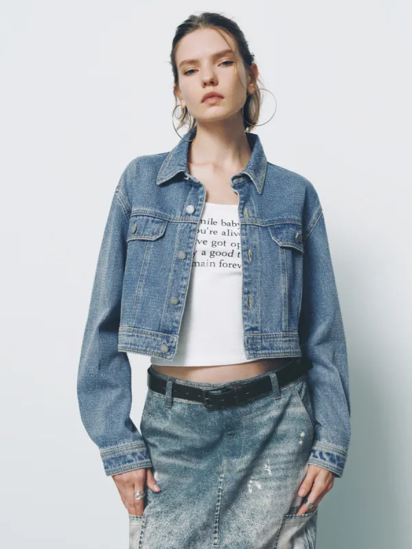 Button Up Loose Denim Jacket sold by Urban Revivo
