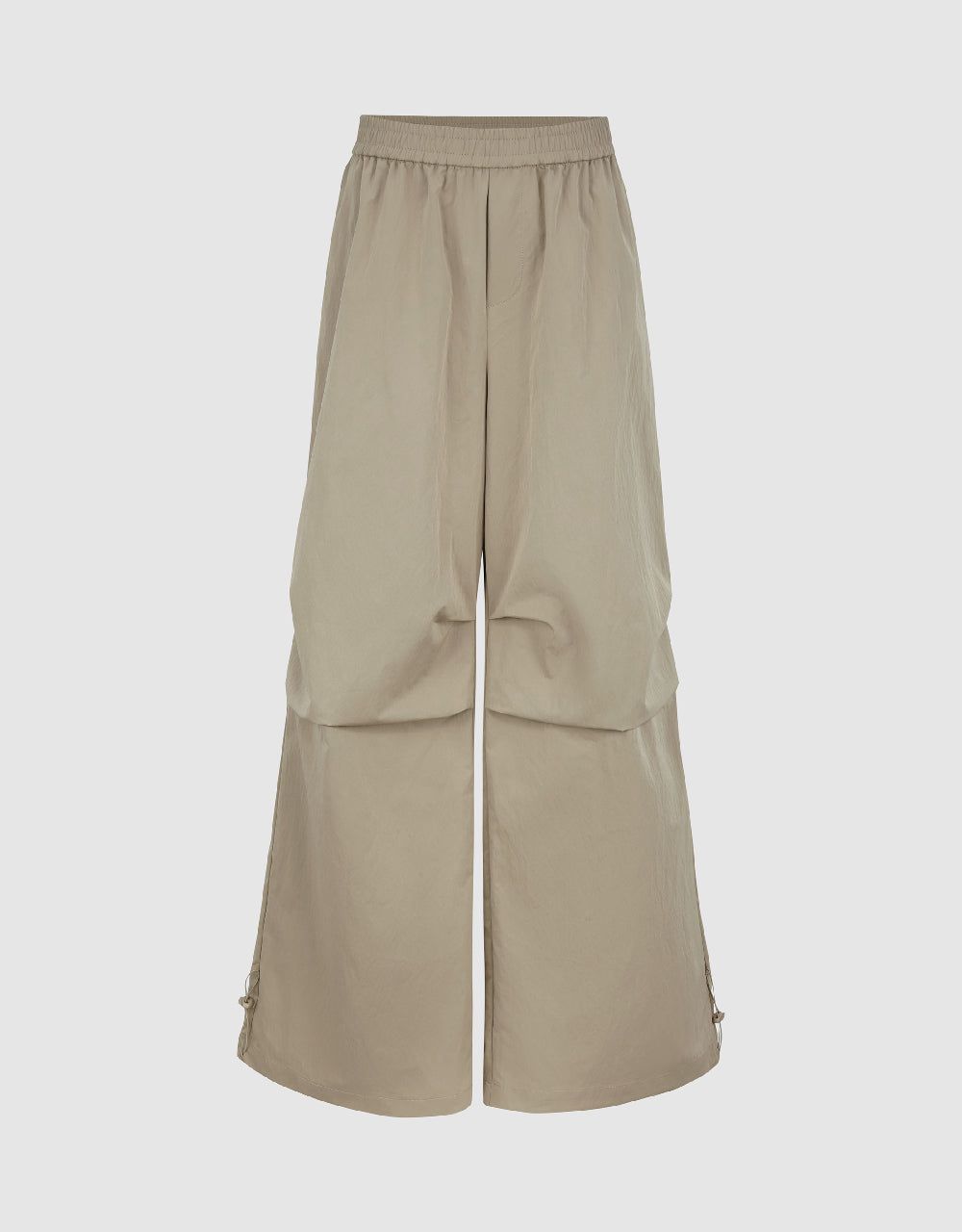 Elastic Waist Wide-Leg Pants sold by Urban Revivo