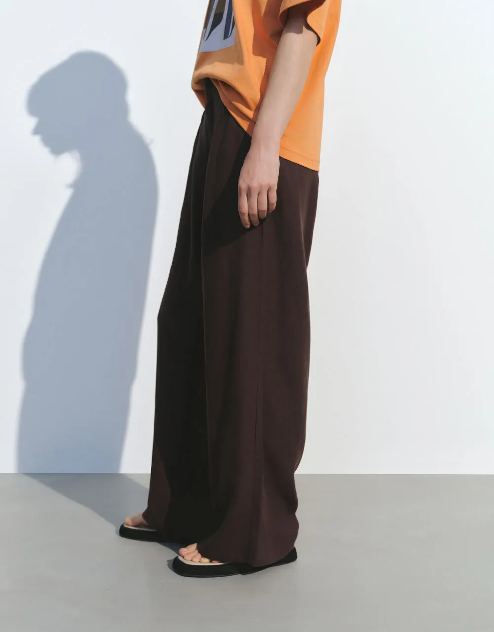 Loose Wide-Leg Pants sold by Urban Revivo product image thumbnail 4