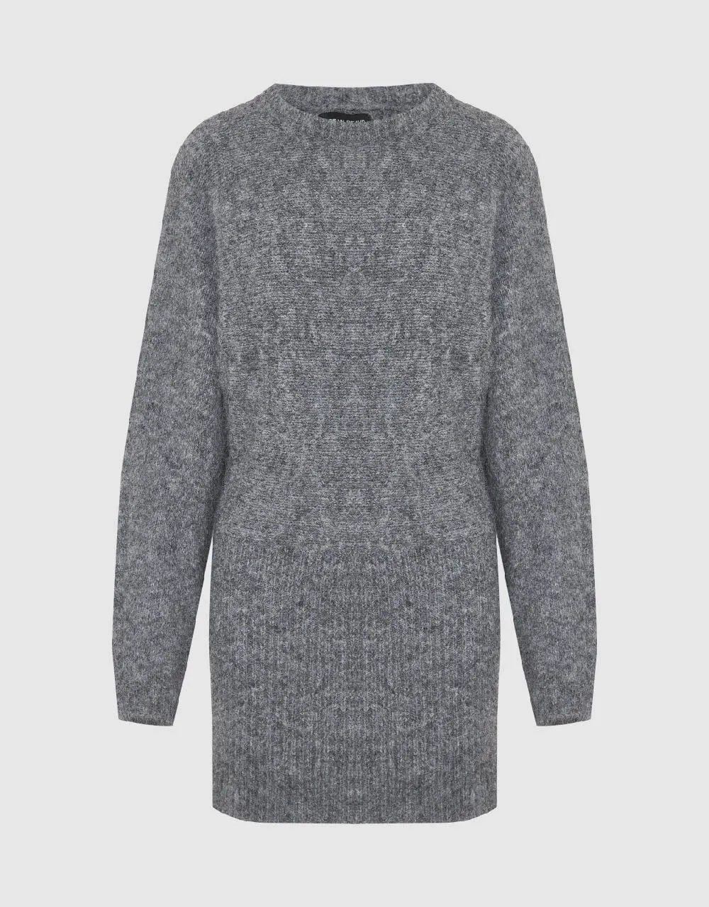 Crew Neck Straight Sweater Dress sold by Urban Revivo product image thumbnail 2