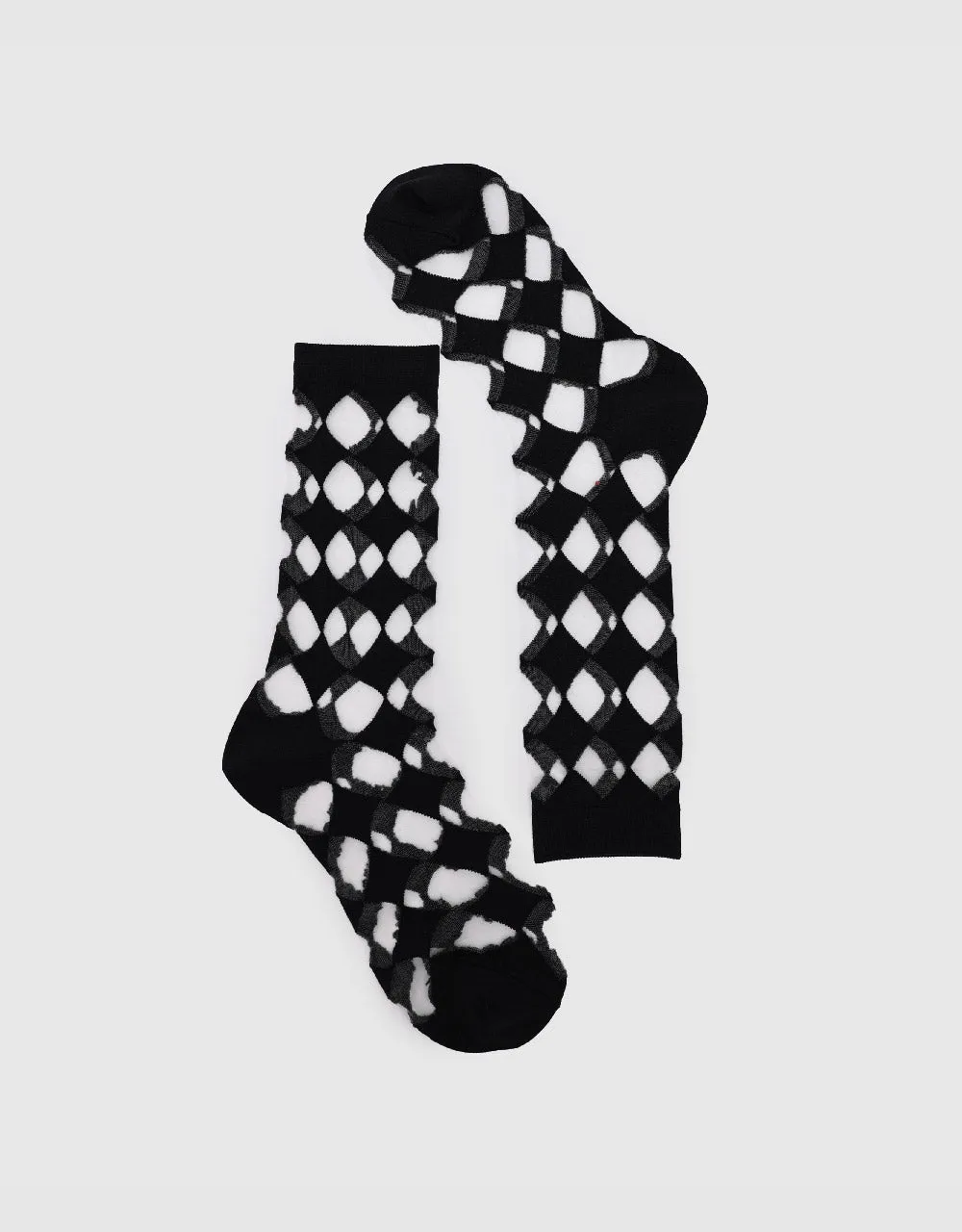 Checkered Sheer Mid-Length Socks sold by Urban Revivo product image thumbnail 2