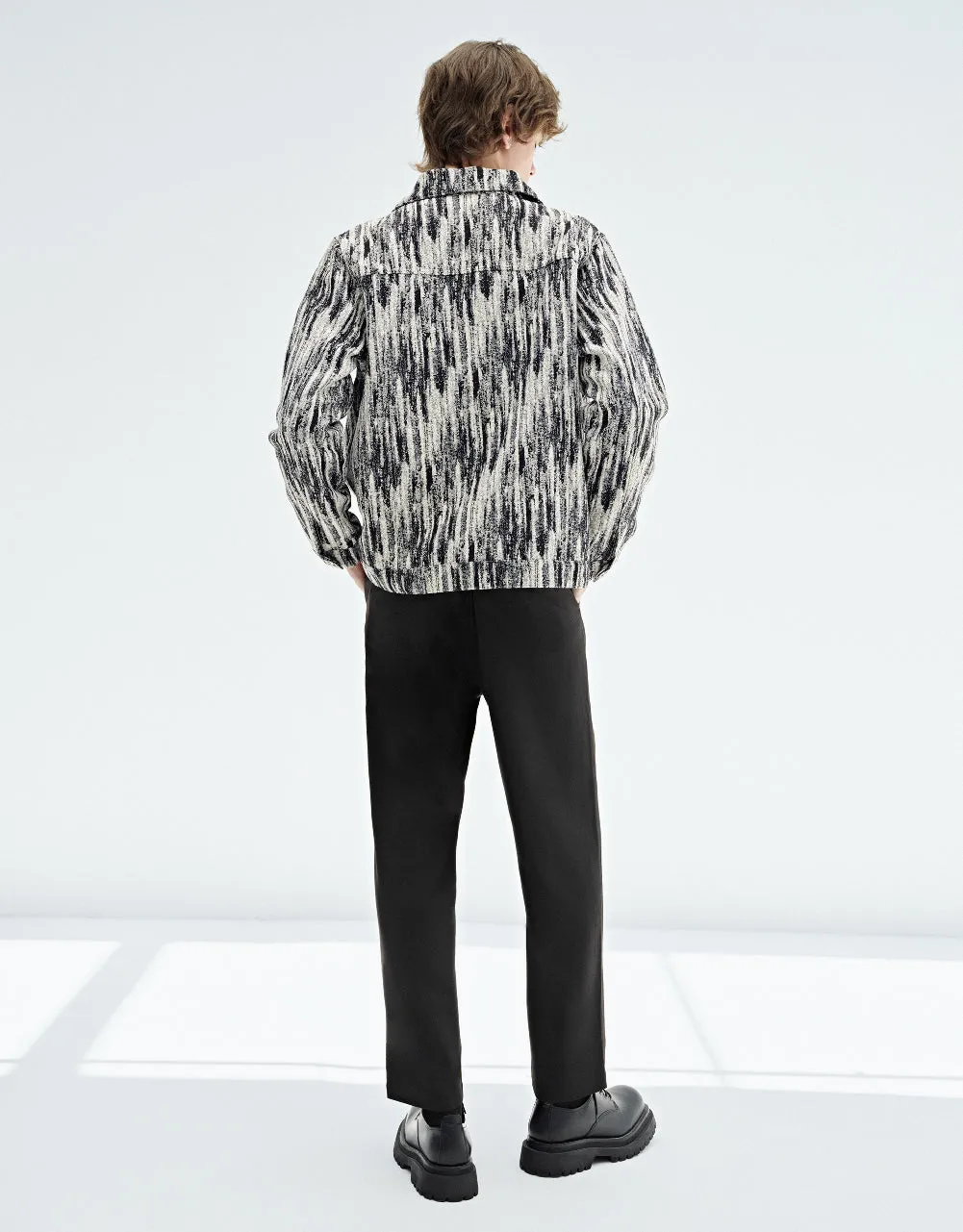 Button Up Printed Denim Jacket sold by Urban Revivo product image thumbnail 4