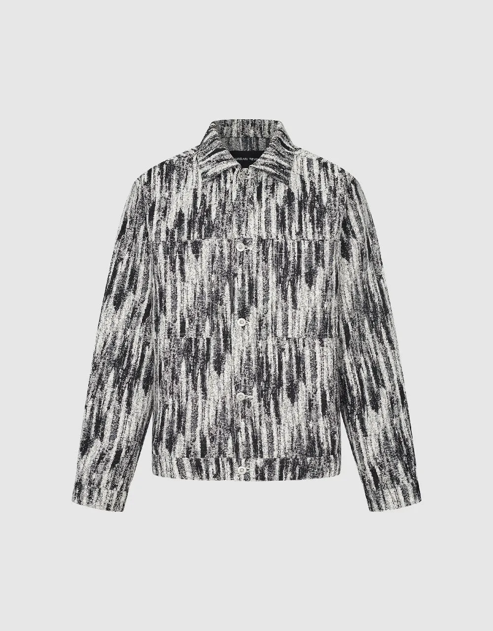 Button Up Printed Denim Jacket sold by Urban Revivo product image thumbnail 2