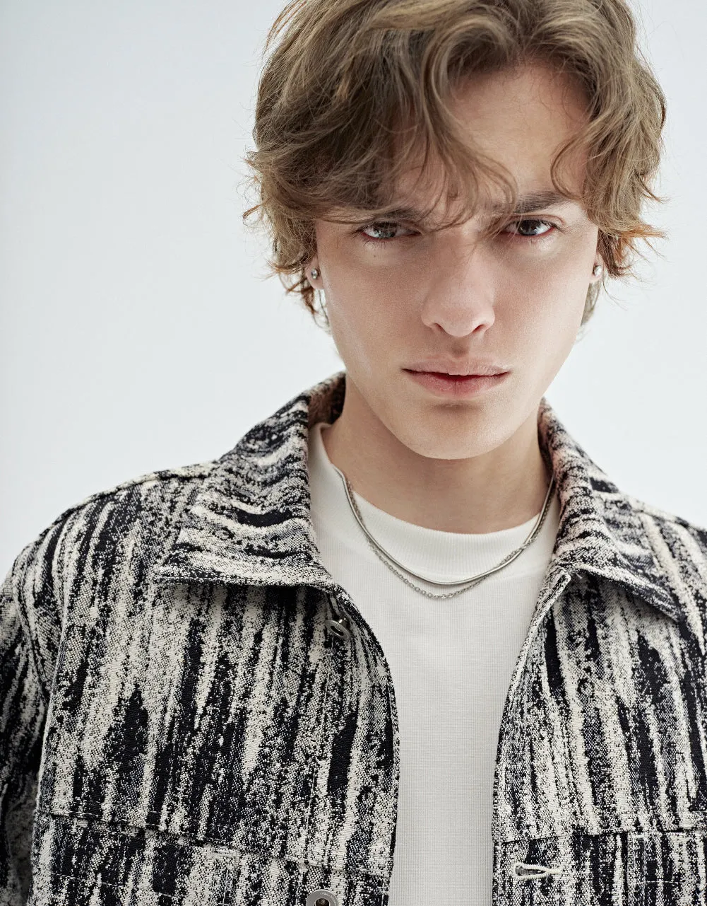 Button Up Printed Denim Jacket sold by Urban Revivo product image thumbnail 5