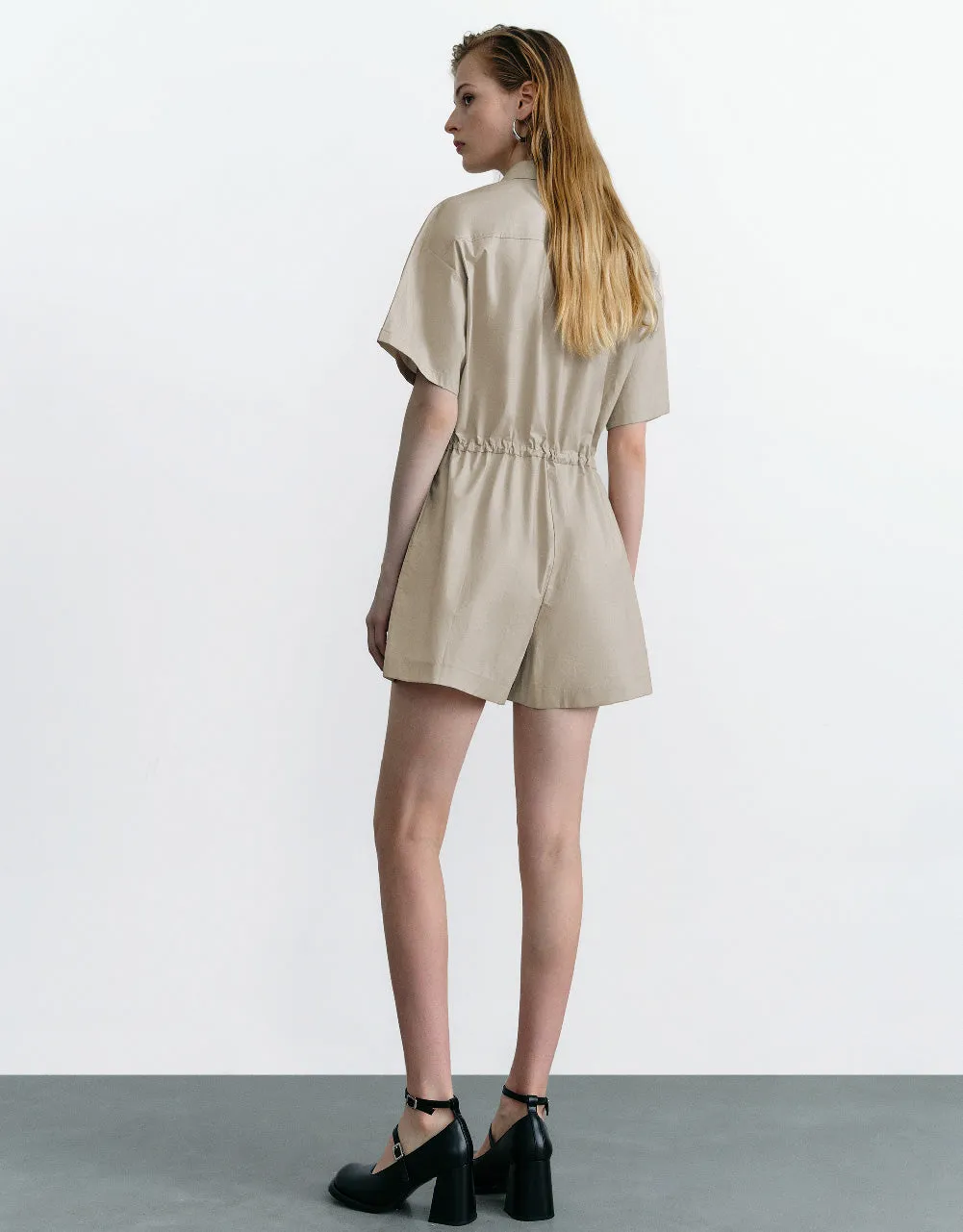 Woven Multi-Pocket Jumpsuit sold by Urban Revivo product image thumbnail 4