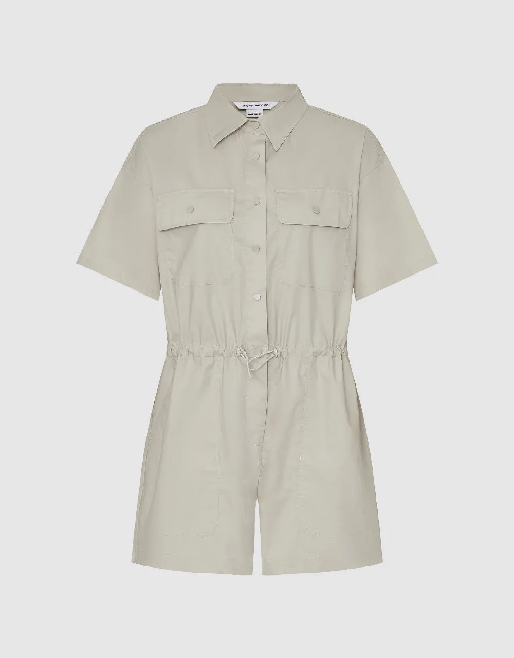 Woven Multi-Pocket Jumpsuit sold by Urban Revivo product image thumbnail 2