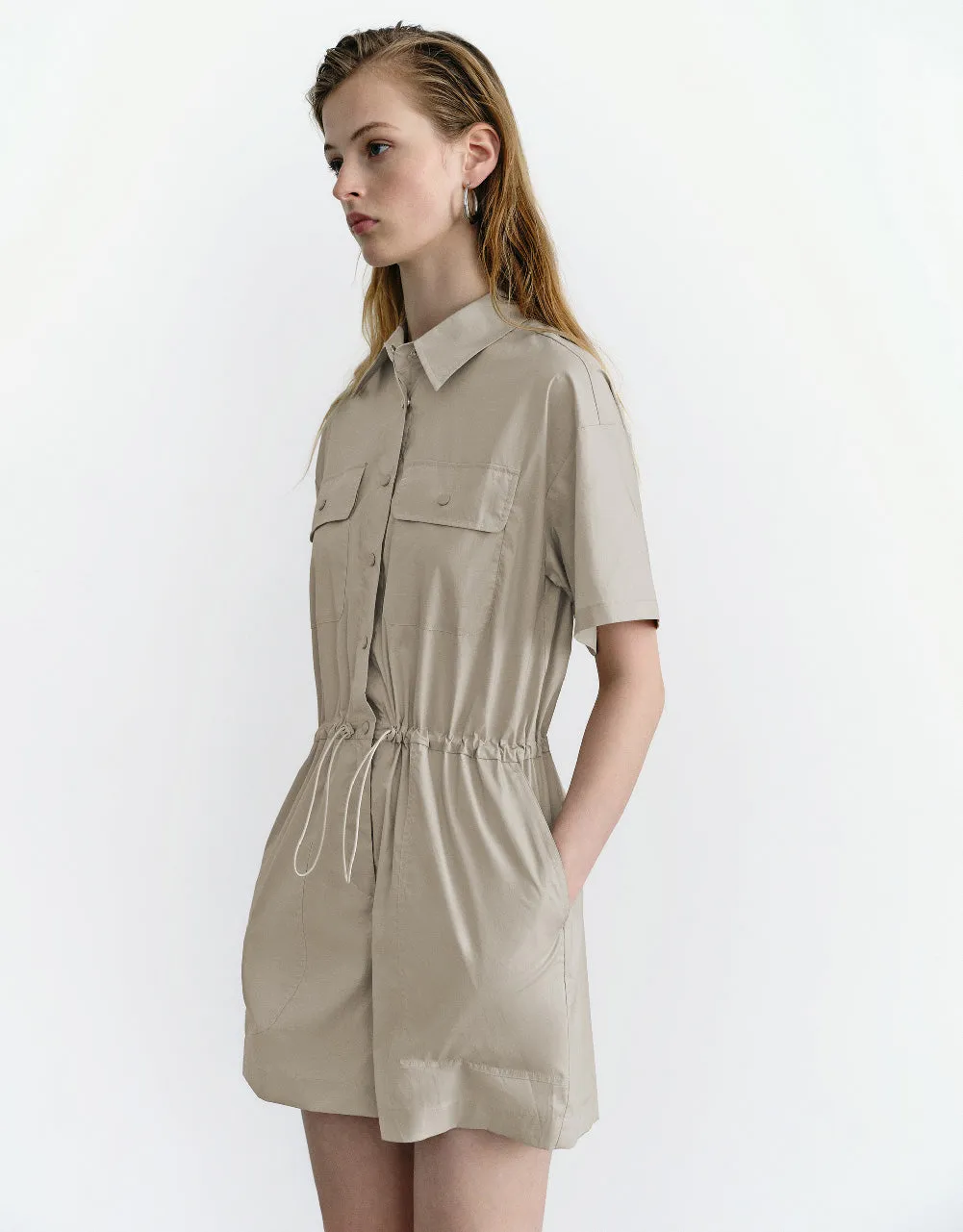 Woven Multi-Pocket Jumpsuit sold by Urban Revivo product image thumbnail 3