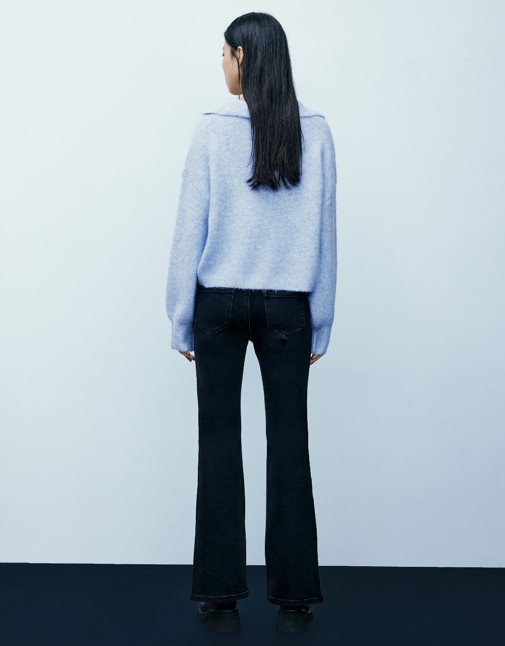 Drop Shoulder Sleeve Knitted T-Shirt sold by Urban Revivo product image thumbnail 4