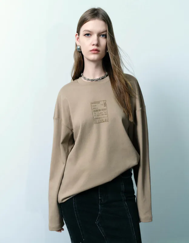 Printed Loose T-Shirt sold by Urban Revivo