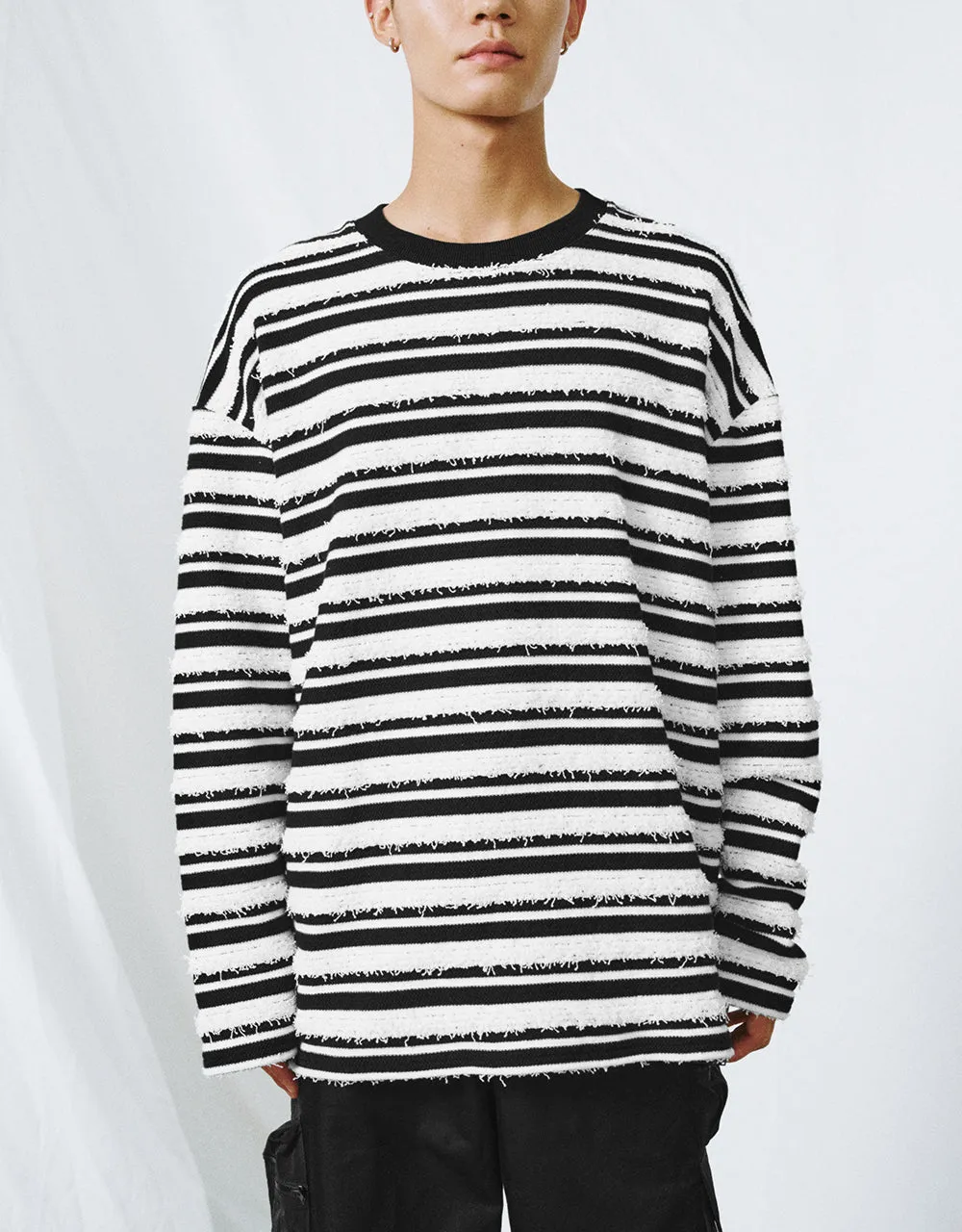 Striped Crew Neck T-Shirt sold by Urban Revivo product image thumbnail 2