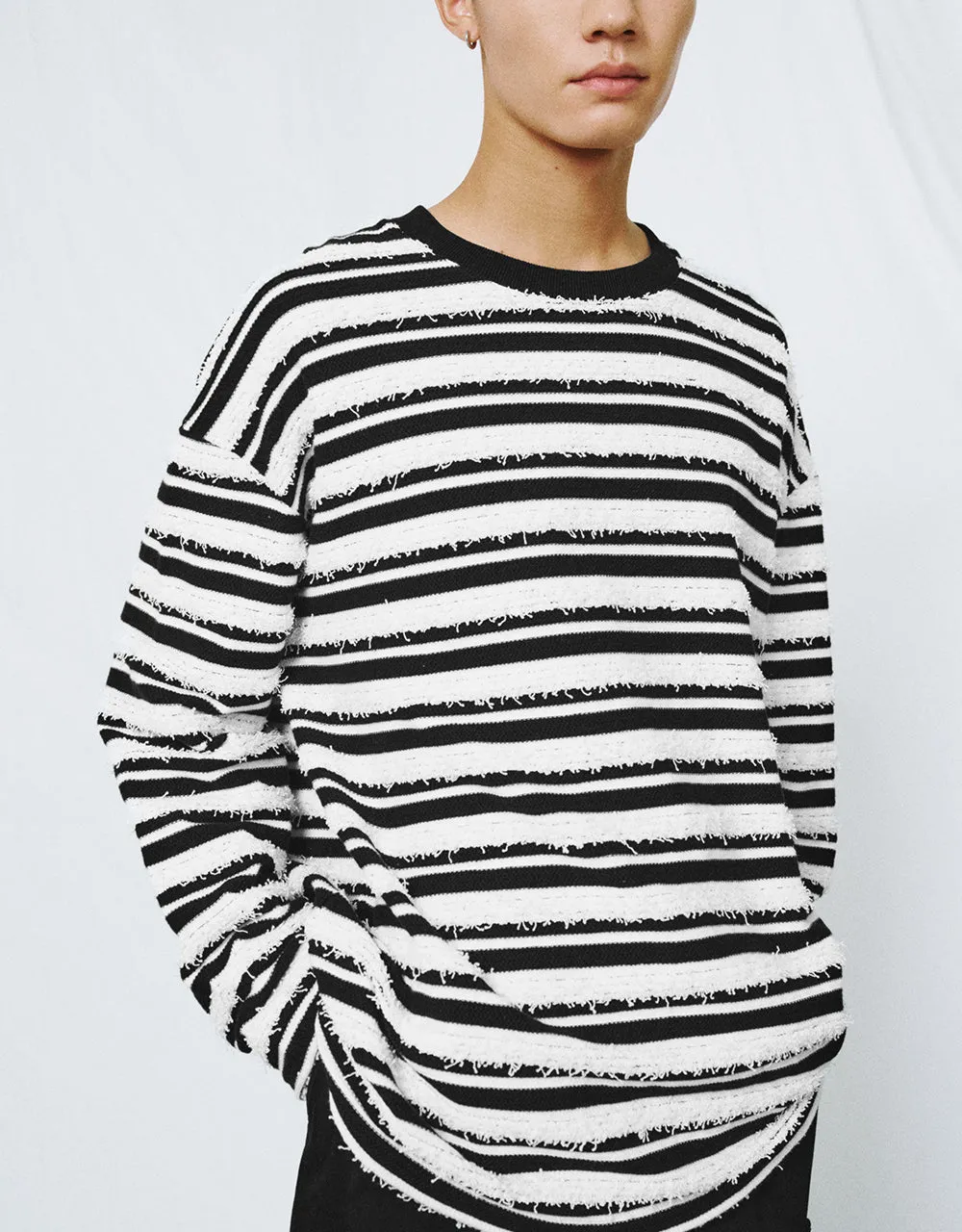 Striped Crew Neck T-Shirt sold by Urban Revivo product image thumbnail 3