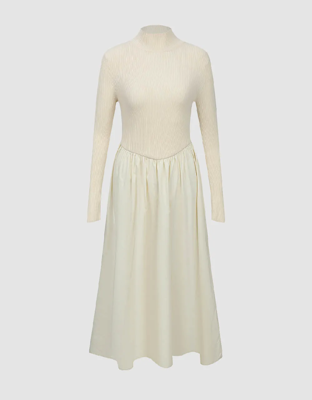 Skinny Knitted A-Line Dress sold by Urban Revivo product image thumbnail 2