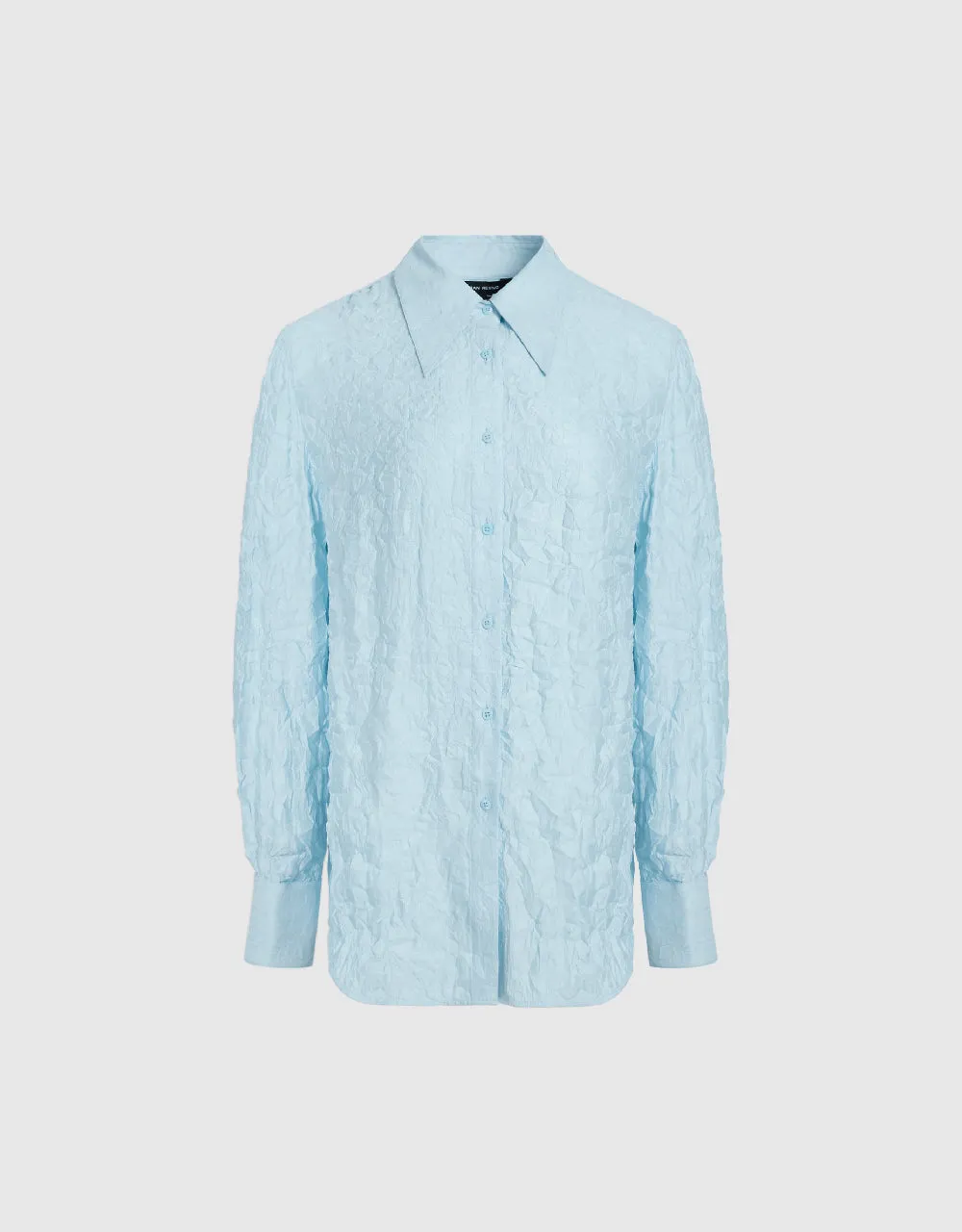 Textured Button Up Straight Shirt sold by Urban Revivo product image thumbnail 2