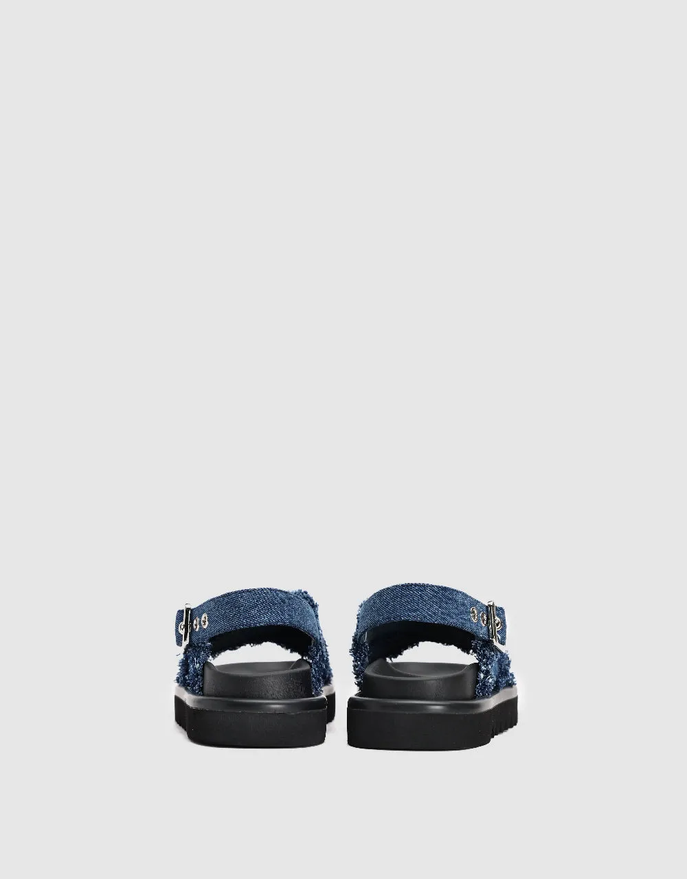 Denim Round Toe Sandals sold by Urban Revivo product image thumbnail 3