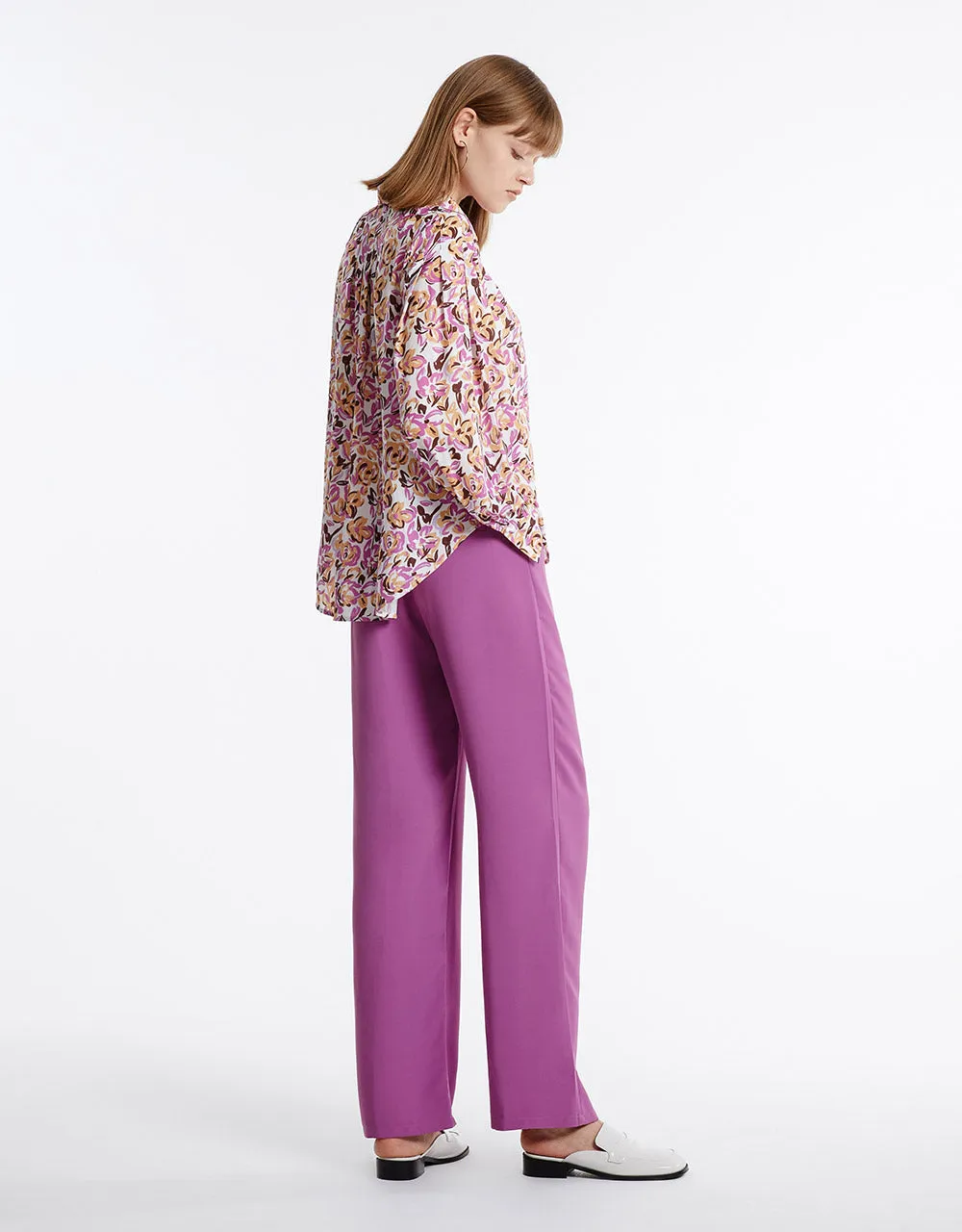 High Waist Straight Pants sold by Urban Revivo product image thumbnail 3