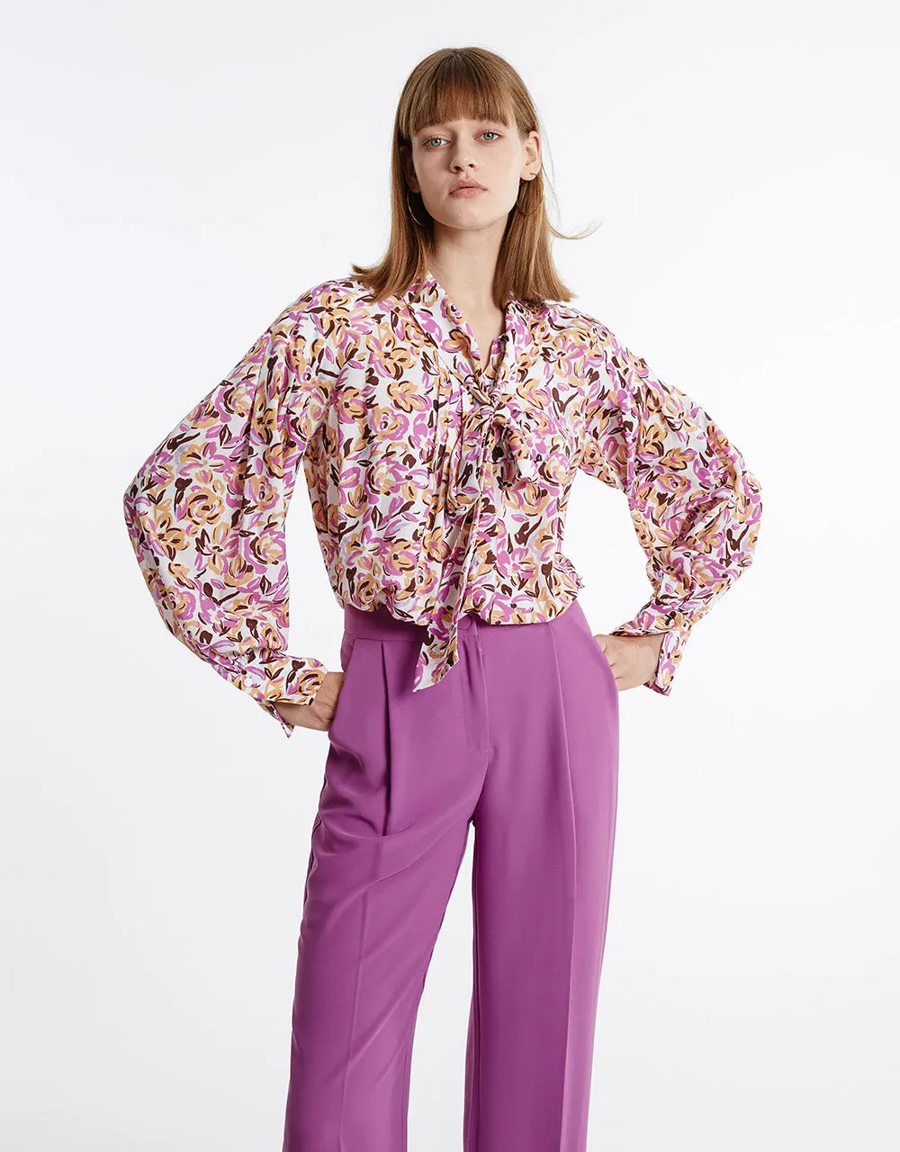 High Waist Straight Pants sold by Urban Revivo product image thumbnail 5