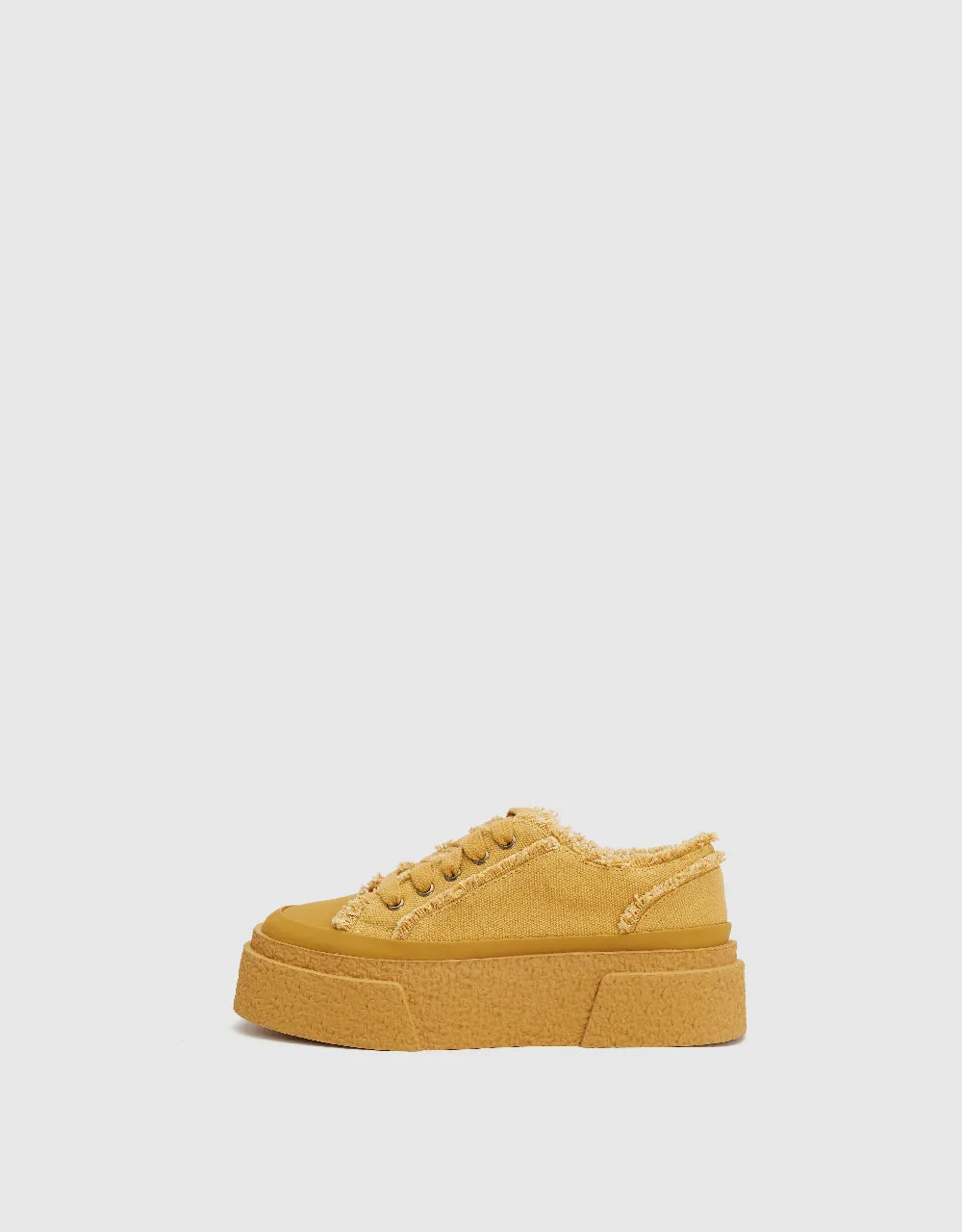 Raw Trim Round Toe Sneakers sold by Urban Revivo product image thumbnail 2