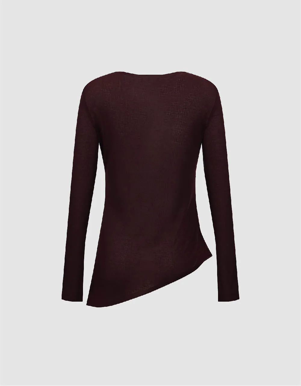 Asymmetric Crew Neck T-Shirt sold by Urban Revivo product image thumbnail 5