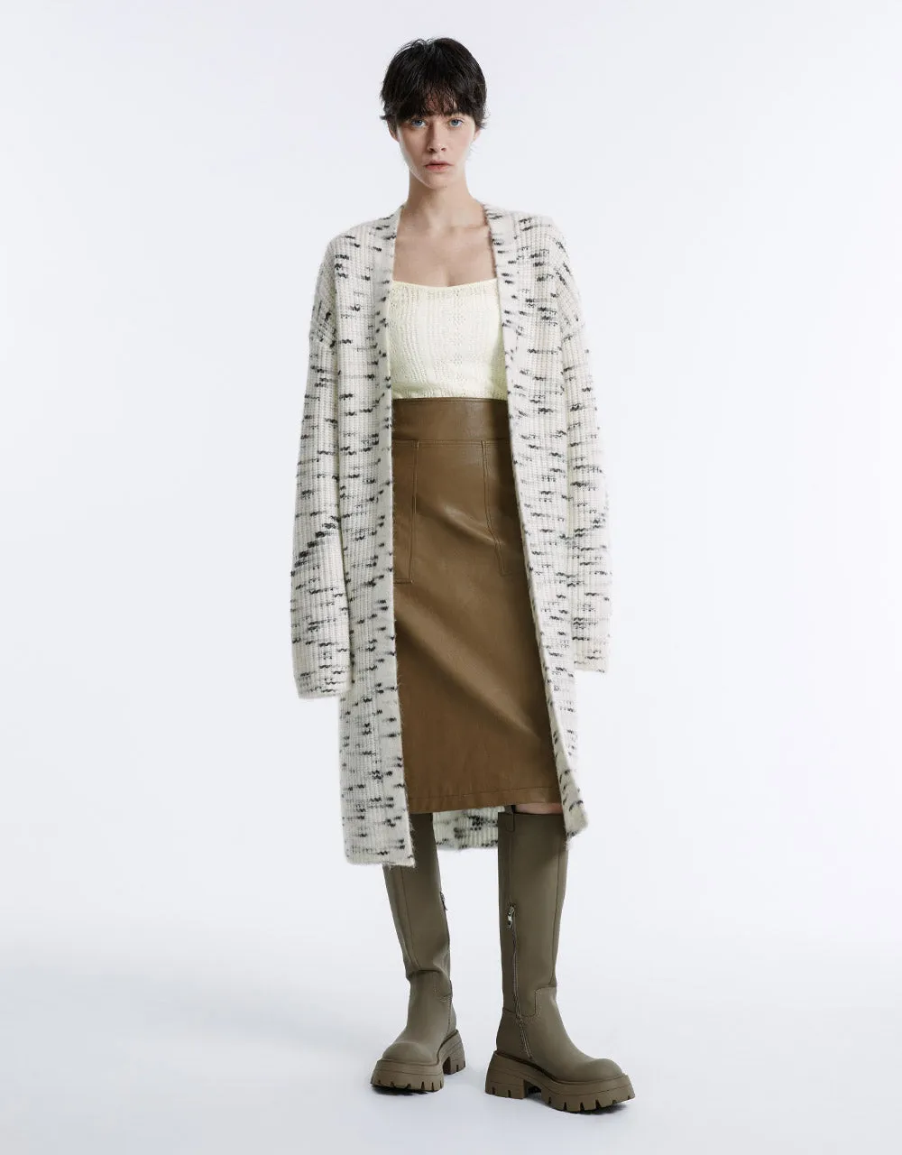 Printed Longline Cardigan sold by Urban Revivo