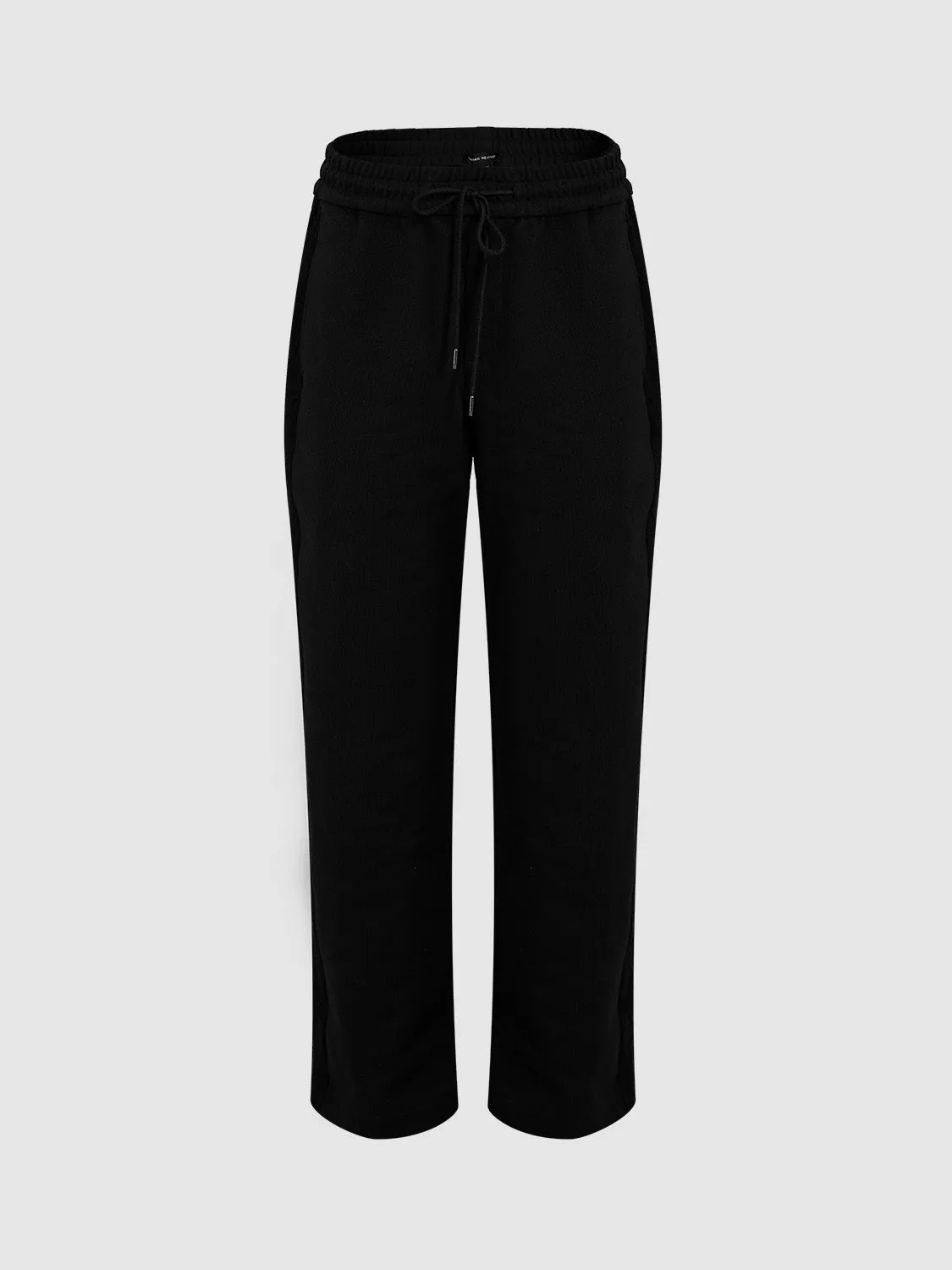 Drawstring Waist Straight Pants sold by Urban Revivo