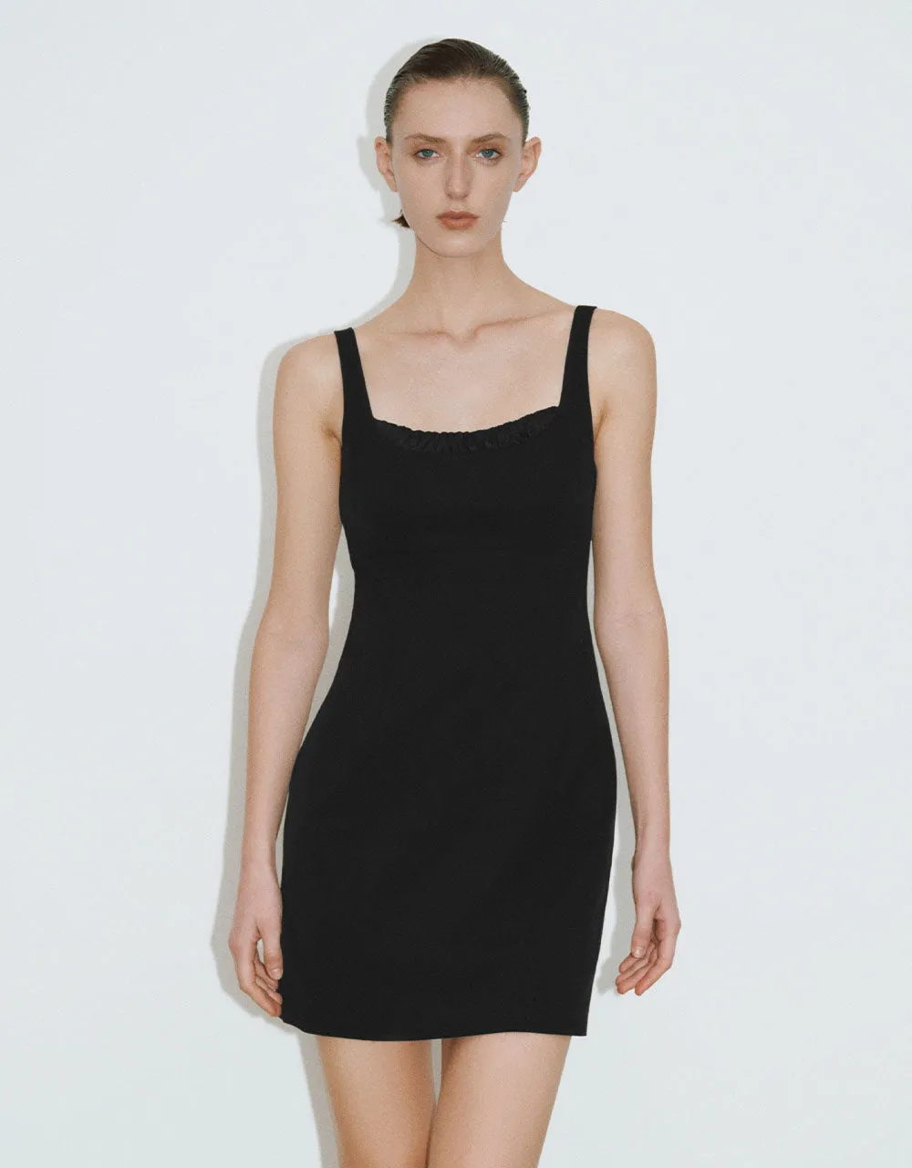 Sleeveless U Neck Straight Dress sold by Urban Revivo