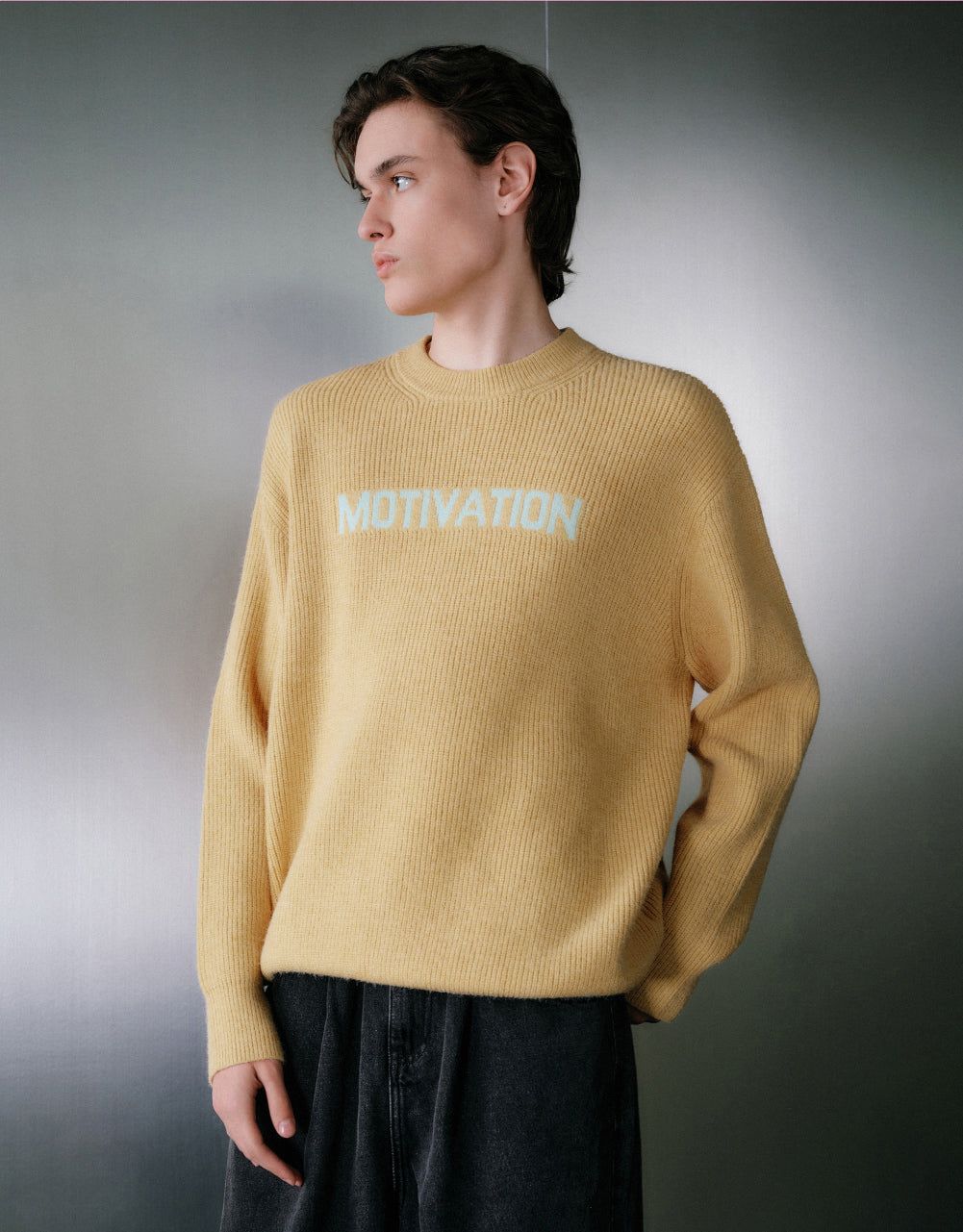 Letter Printed Knitted T-Shirt sold by Urban Revivo product image thumbnail 5