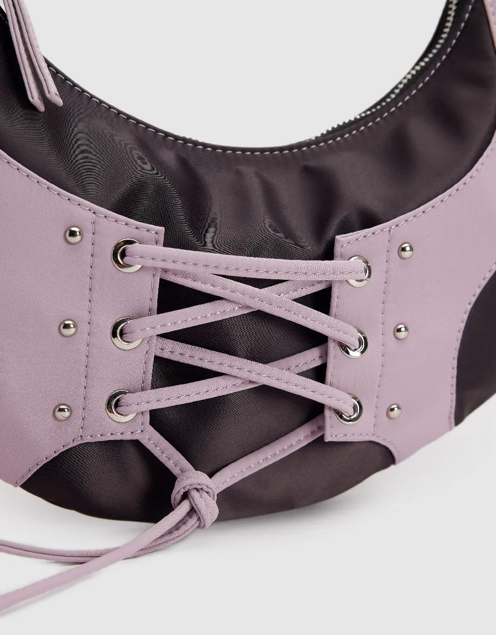 Lace Up Baguette Bag sold by Urban Revivo product image thumbnail 4