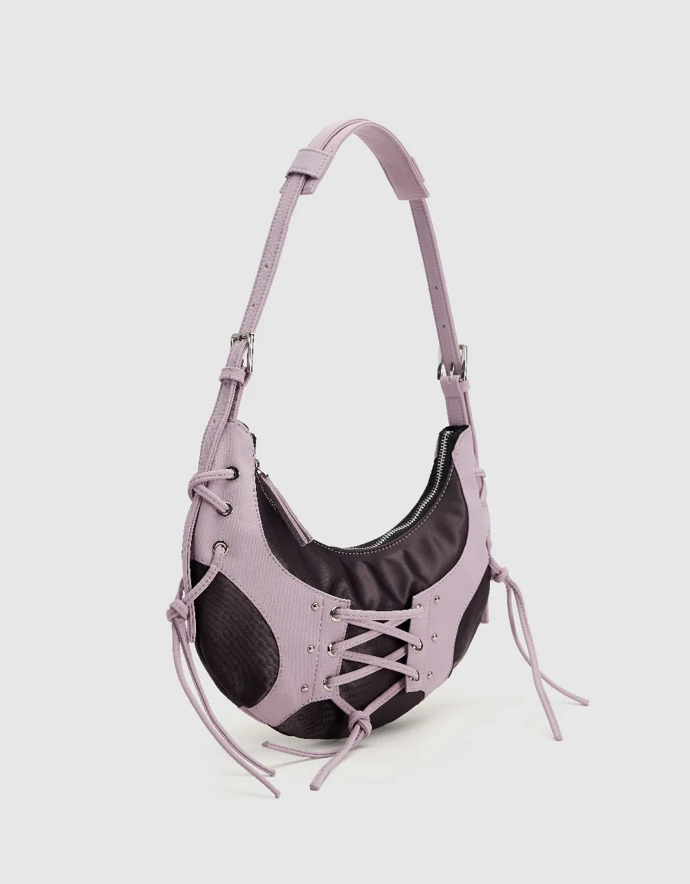 Lace Up Baguette Bag sold by Urban Revivo product image thumbnail 2